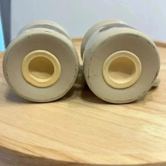Salt and Pepper shakers from Yesteryears pottery Marshall Texas 3” tall - Picture 4 of 5